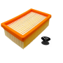Vacuum Cartridge Filter Replacement For Karcher WD4 WD5 WD6