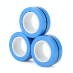 Magnetic Fidget Rings Pack Of 3 - Blue