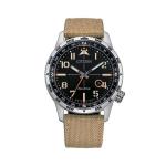 Eco-drive Stainless Steel Nylon Strap Watch