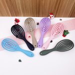 1PC Hollow Out Hair Comb Scalp Massage Hair Brush Anti-static Comb Anti Knot Tangling Styling Brush