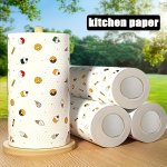 100PCS Washable Reusable Kitchen Paper For Outdoor Camping And Hiking