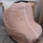 Car Seat Cover Boho You Are Rainbow Bunny