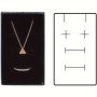 24pcs Argyle Patterned Paper Box Jewelry Box 8x5x3cm Rectangular Ring Earring Necklace Commemorative Day Sponge Inlaid Gift Box Wedding Birthday Black