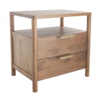 Bordeaux Nightstand - Nutmeg - Large