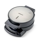Kenwood - Waffle Maker With Adjustable Temperature Stainless - WAP10.000BK