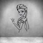Frozen Princess 1 - Grey L 640 X H 1000MM