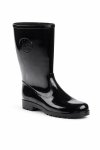 Ladies Aoba Marina Pvc Outdoor Waterproof Black Gumboots