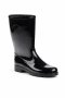 Ladies Aoba Marina Pvc Outdoor Waterproof Black Gumboots