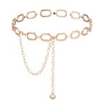 Andibro Metal Link Chain Belt For Women Chunky Belly Chains Waist Belt For Dresses Jeans