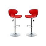 Smte Red Bar Stool With Keychain