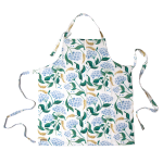 Hydrangea Apron With Fabric Straps