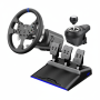 Racing Wheel With Pedals & Shifter - 270 To 900 Degree Ffb