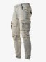 Men's Casual Multi Pocket Jeans Street Style Medium Stretch Denim Pants