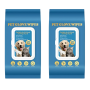 40 Piece Extra Thick Glove Style Pet Cleaning Wipes For Dogs And Cats