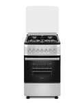 Ferre 4 Burner Free Standing Gas Cooker - Silver