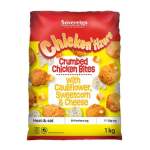 Chicken Tizer Crumbed Chicken Bites With Cauliflower Sweetcorn And Cheese 1KG