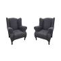 2X Jute Tub Chair In Fabric