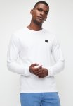 Polo Mens Essential Crew Neck Long Sleeve Tee - Optic White