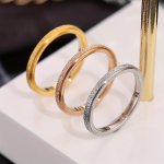 Elegant 2MM Starry Sand Matte Finish Stainless Steel Women's Ring - Sleek & Timeless Fashion Piece Durable Perfect Valentine's G