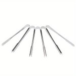 5PCS Stainless Steel Serving Tongs - Versatile For Ice Cubes Sugar Cubes & Bread - Durable Kitchen Utensils