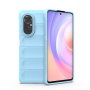 For Huawei Nova 9 Se/honor 50 Se Magic Shield Tpu + Flannel Phone Case Light Blue