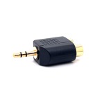 Cyberdyne CZK-759 3.5MM Stereo Male To 2RCA Female Adaptor