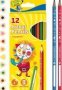 Bantex @school Jumbo Triangular Colour Pencils 3 0MM Lead 12 Piece