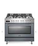 ELBA 01 9S4EX937NG Excellence 5 Gas Burner Cooker Electric Oven 90CM Slate Grey