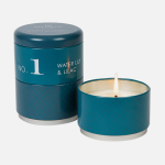 No 1 Water Lily & Lilac Stacking Candle Tins - Set Of 3