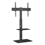 2 Tier Universal Floor Tv Stand 30-70 Tempered Glass Vesa 600X400MM