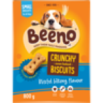 Beeno Crunchy Blissful Biltong Flavour Small Dog Biscuits 800G