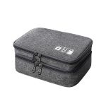 Double Layer Electronic Organizer Bag Travel Cable Charger Storage Pouch