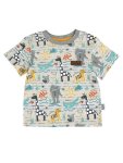 Aqua Safari Allover Print Tee