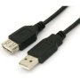 Ultralink Ultra Link USB2.0 Male To Female 3M Cable Black
