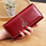 Trendy Bifold Pu Leather Wallet Multi-card Slots Card Holder Perfect Women Purse For Daily Use