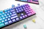 Ducky Azure Sa Abs Keycap Set Sa Profile Abs Material Azure Colorway – New