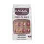 Basics Press On Nails - Squoval Short