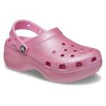 Classic Platform Glitter Clog Womens - Pink Tweed W11