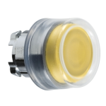 ZB4BP5 Yellow Push Button Flush Head Booted