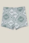 Cotton On Billy Boyleg Swim Trunk - Swag Green tile Palm