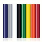 8 Sheets Vinyl Heat Transfer Assorted Colors Heat Transfer Vinyl Htv Vinyl Bundle Heat Press Iron On Vinyl For Diy T-Shirt Cloth