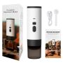 Self-heating Portable Espresso Maker With Lcd: Wireless Travel Coffee Set