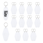 24 Pack Motel Hotel Keychain Blank Vintage Motel Key Tag