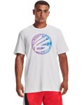 Men's Ua Curry Gradient Heavyweight Short Sleeve - White LG