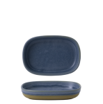 Churchill - Emerge - Oslo Blue Shallow Tray 17.3 X 11.9 X 3.3CM Set Of 6
