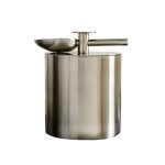 Tiara Ice Bucket With Scoop Stainless Steel 3-QUART ALM-709IB3QT