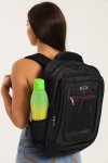 Kids Black School Bag With Multiple Compartments & Free Water Bottle 400MM X 300MM