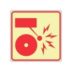 Sabs Fire Alarm Photoluminescent Sign F31