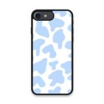 Custom Printed Tpu Cases - Apple Iphone 7 Apple Iphone 8 Apple Iphone Se 2020 Apple Iphone Se 2022 & 39 Blue Cow Print&