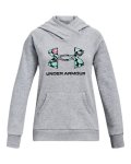 Girls' Ua Rival Fleece Core Logo Hoodie - 035 Yxs